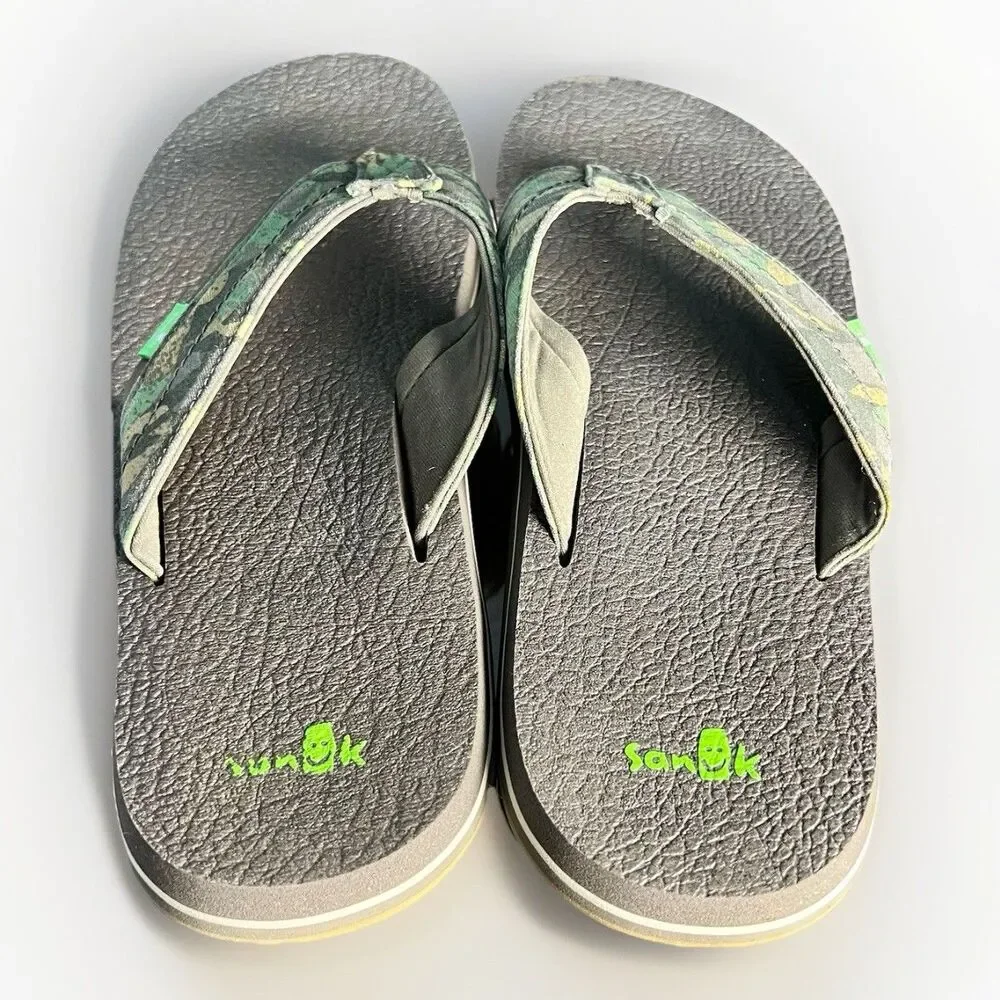 Sanuk Beer Cozy 3 Flip Flop Sandals‎ Men’s 12 Choice Shoe